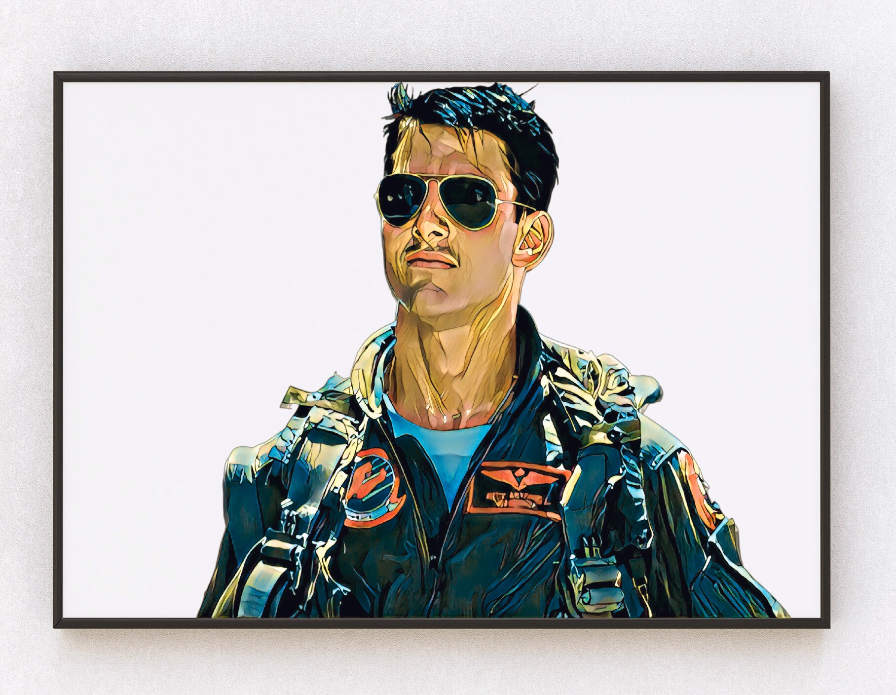 Top Gun Top Gun Print Tom Cruise Top Gun Wall Art Digital Etsy