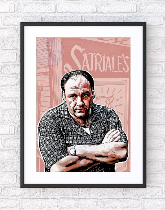 Tony Poster The Sopranos Art