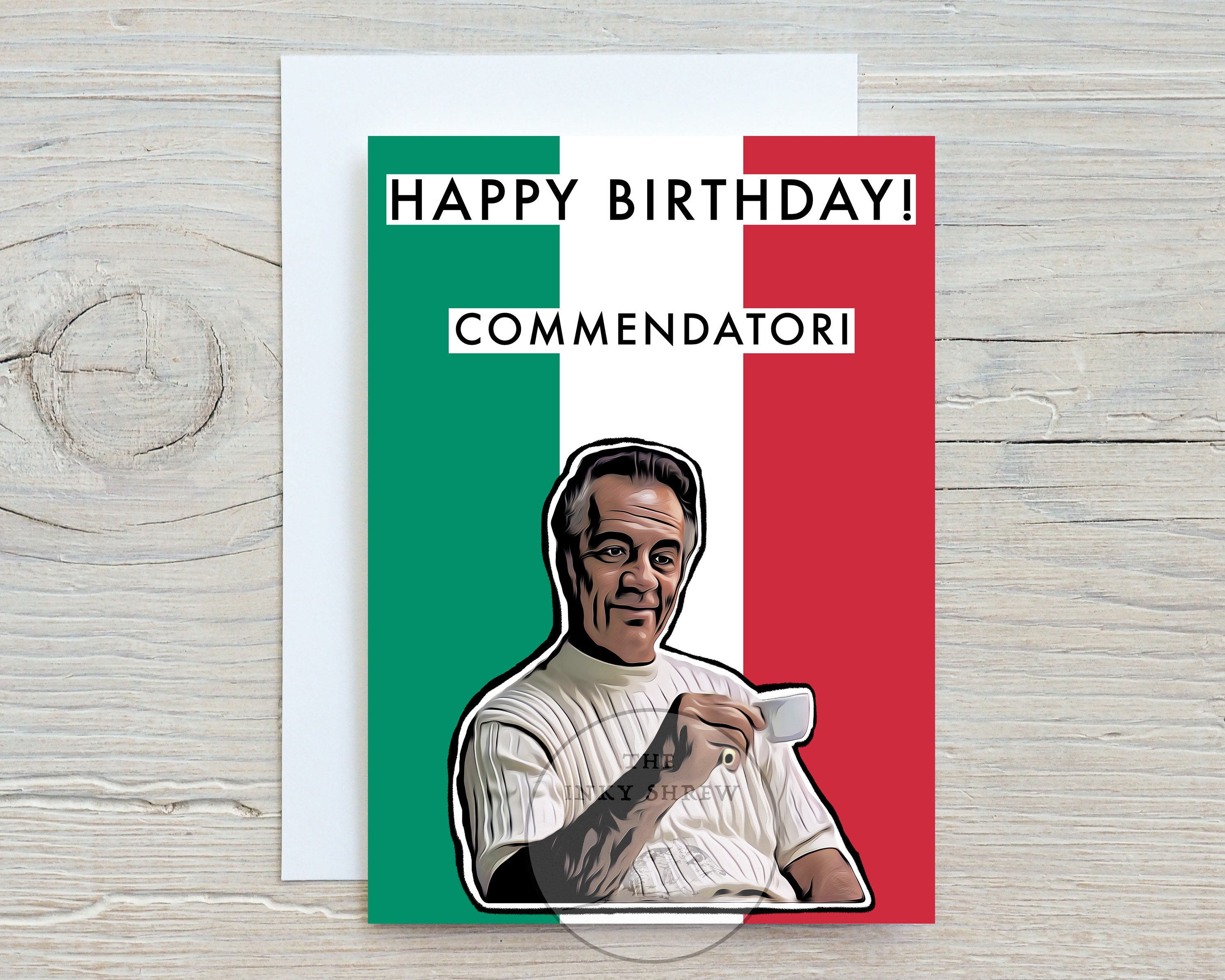 The Sopranos Paulie Walnuts Birthday Card the Sopranos Card Etsy