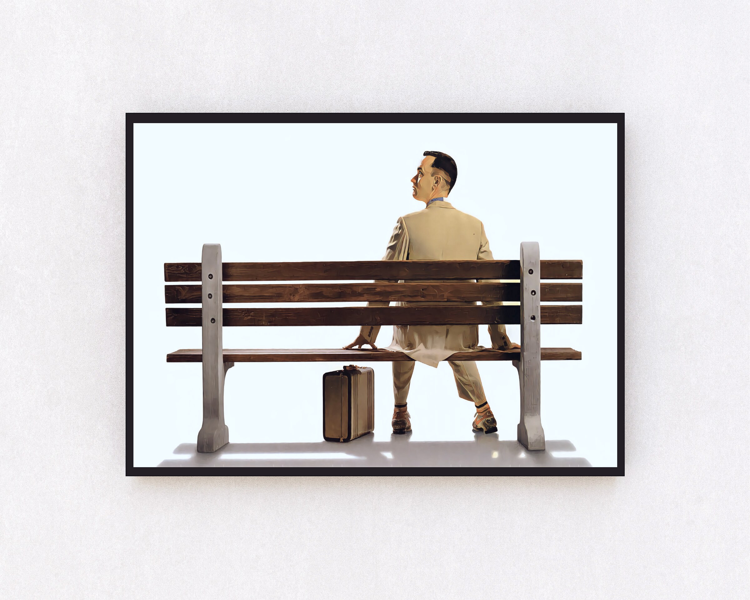 Forrest Gump Forrest Gump Print Forrest Gump Wall Art Tom Etsy