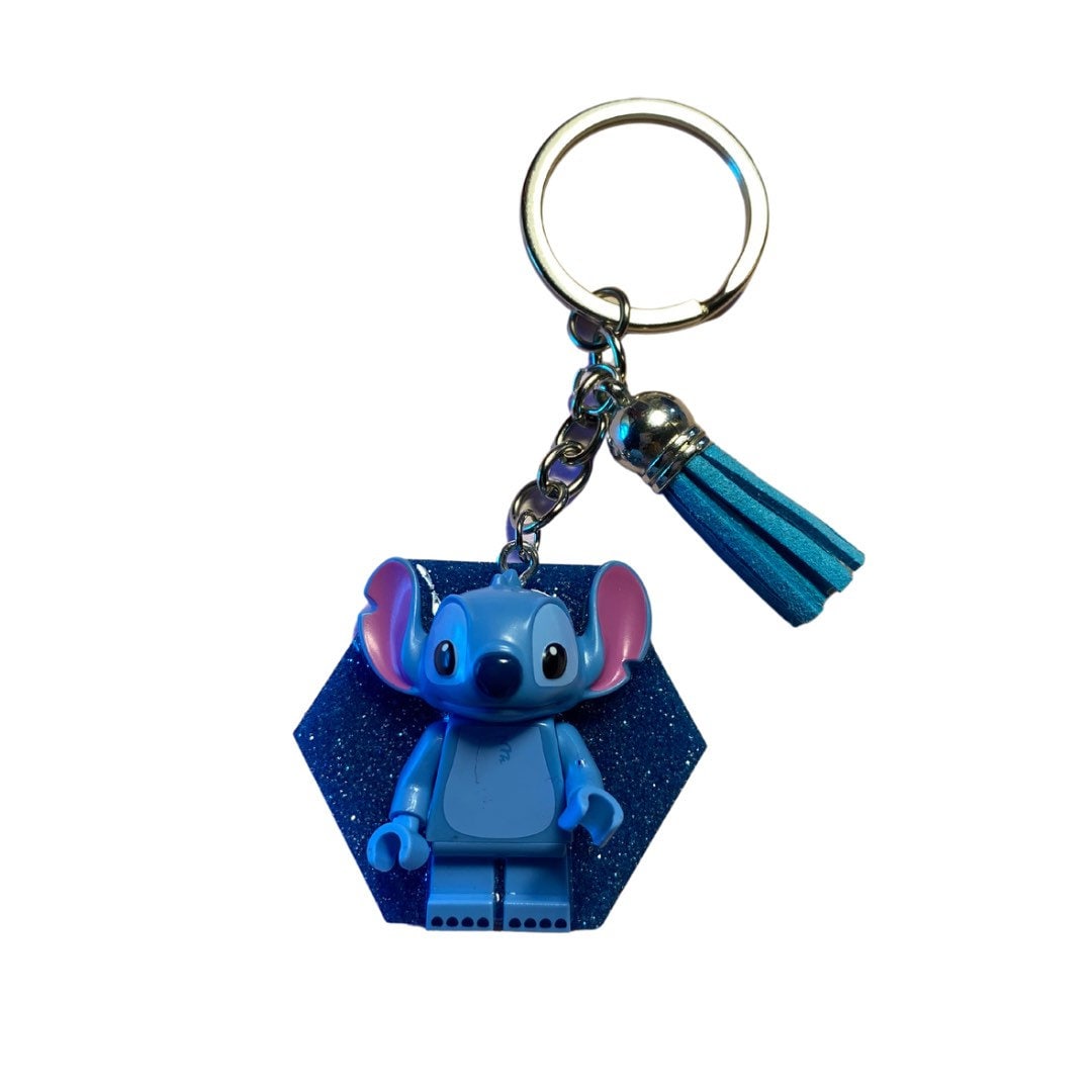 Stitch™ From Lilo & Stitch™ Disney LEGO® Badge Holder keychain, Zipper  Pull, or Badge Reel Great Gift for Nurses, Teachers or Kids 