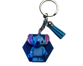 ™ Point de Lilo & Stitch™ Porte-badge LEGO® Disney [Porte-clés, tirette à glissière ou bobine de badge] Excellent cadeau pour les infirmières, les enseignants ou les enfants!