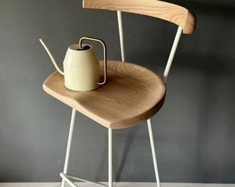 stool,counter,rustic,metal,leather,custom,modern,dining,height,kitchen,with back, outdoor, industrial