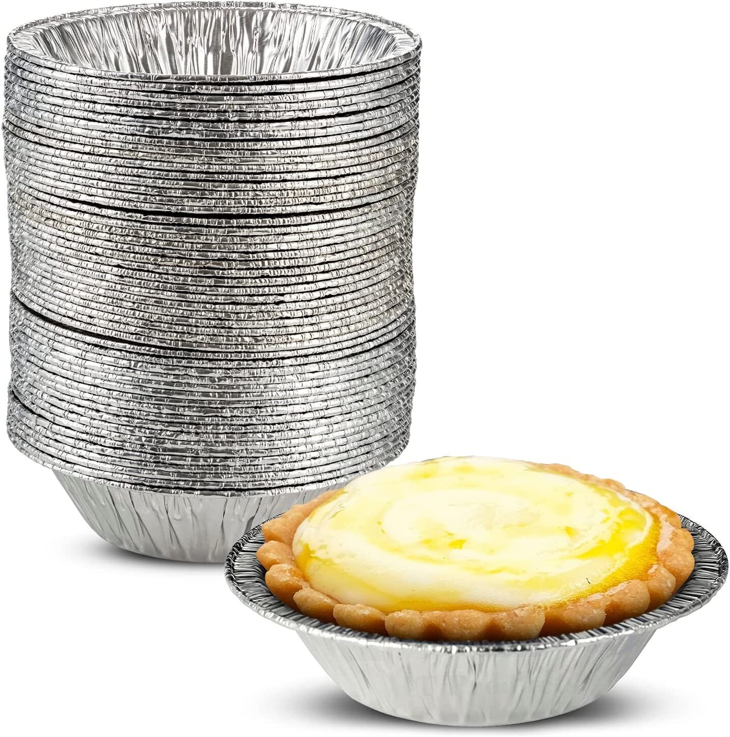 Aluminum Pie Pans Round Foil Baking Tins For Deliciouspies, A