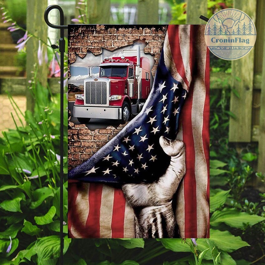 Conductor de camión american bandera vívida color poliéster Etsy