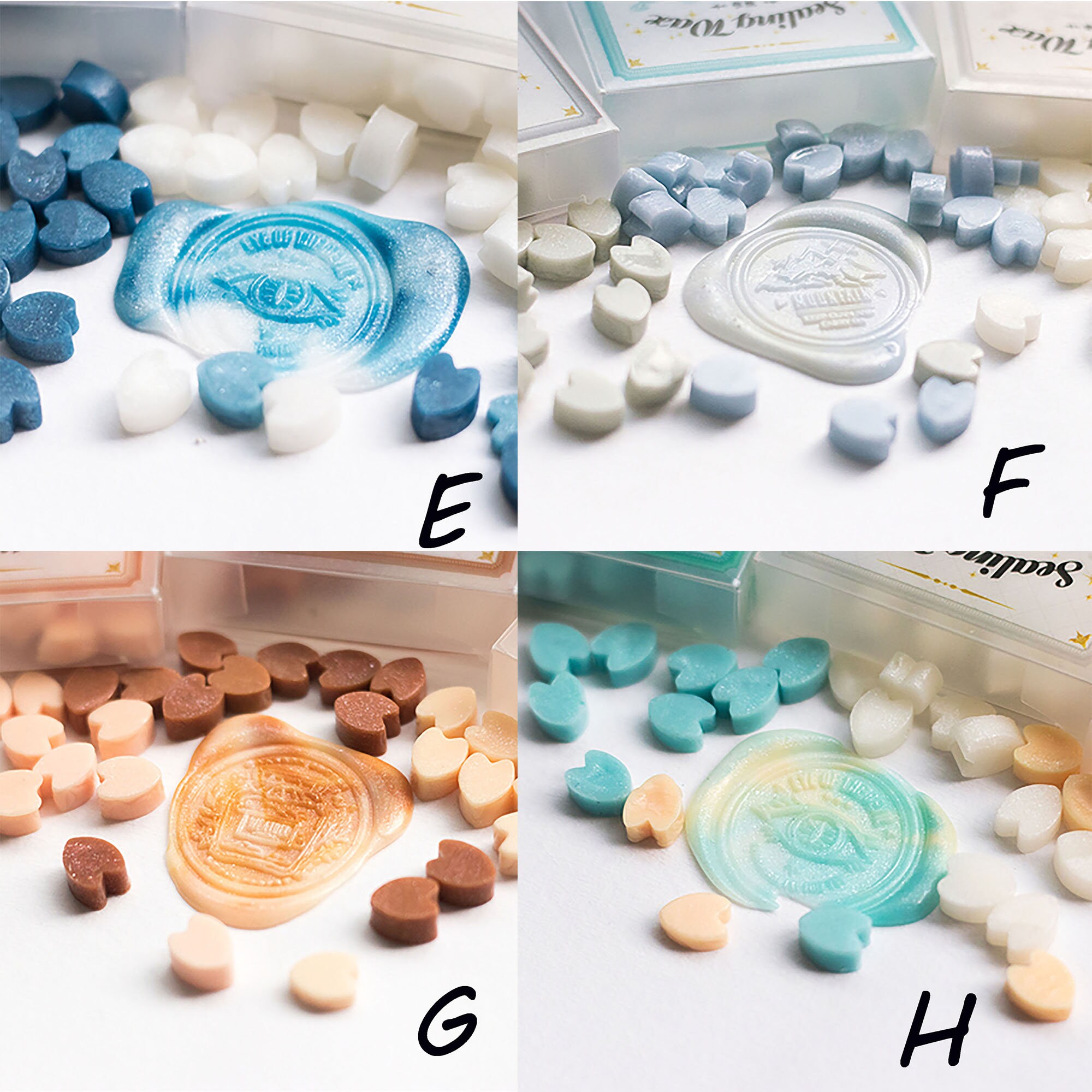 Wax Beads For Wax Seal Stamp Pack of 90 Mixed Color Wax Etsy