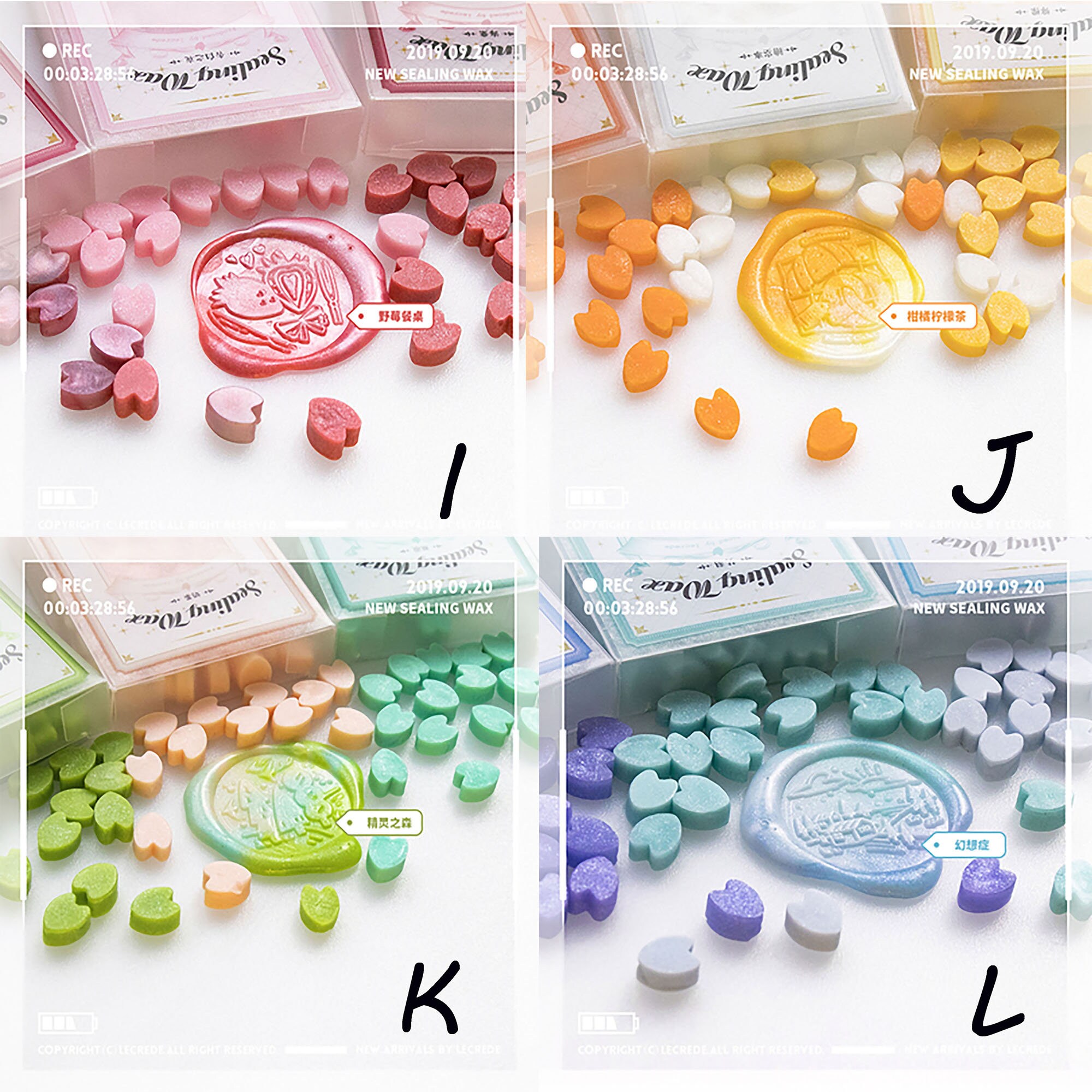 Wax Beads For Wax Seal Stamp Pack of 90 Mixed Color Wax Etsy