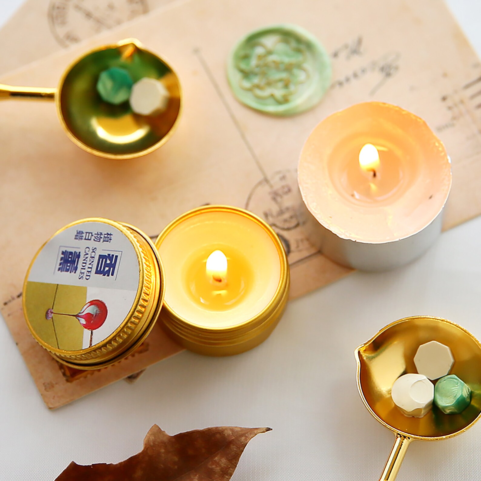 White Candle Fashion Sealing Wax for Signature MultiStyleDIY Etsy