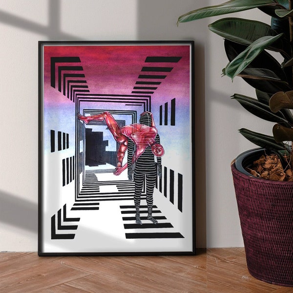 Fine Art Print "The Paradox Of Being" - Vibrant Wall Decor for Modern Spaces