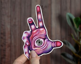 Big High-quality Sticker "Captivating Surreality" - unique Sticker Gift for art lovers and collectors!