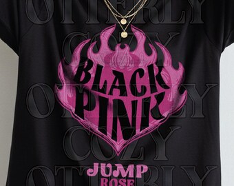 Maillot De Rugby Kpop Blackpink - Noir Et Rose, Style Hip-hop, Pour Fans !