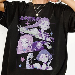 Kpop Demon Hunters shirt - Comfortcolor tee, Huntrix tee , Kpop idol group shirt, Mira, Rumi, Joy shirt, Huntrix fan, kpop fan, korea shirt