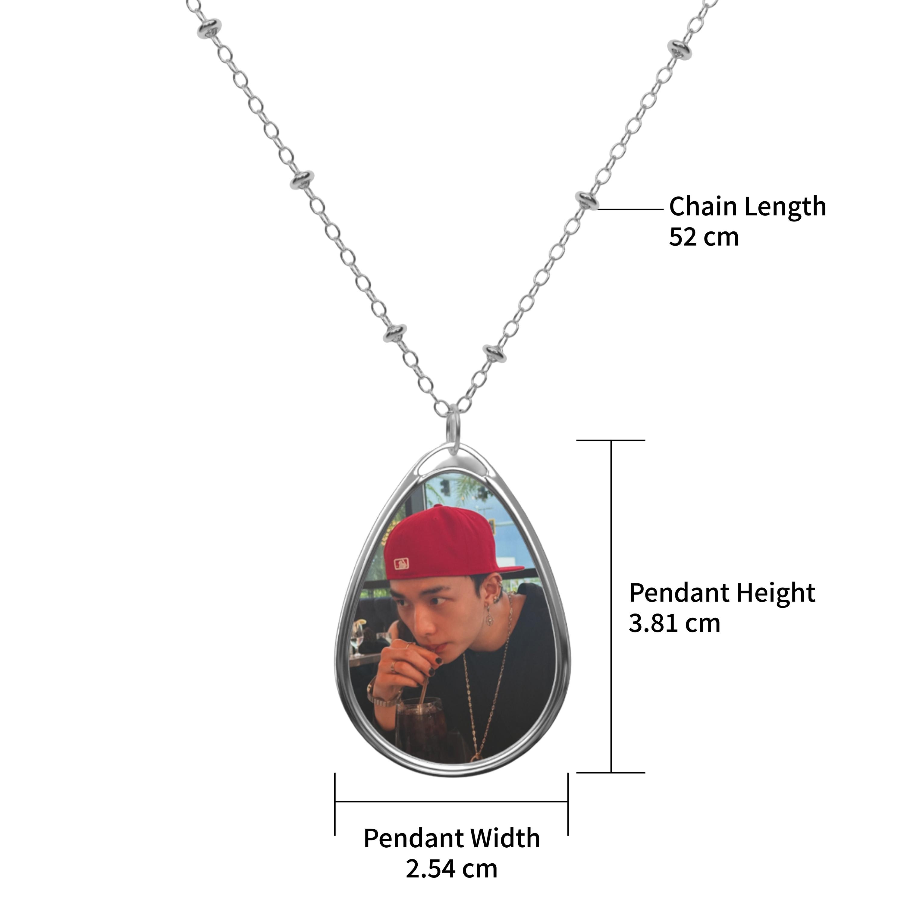 Stray Kids Hyunjin Photo Pendant Necklace: K-pop Fan Accessory - Etsy