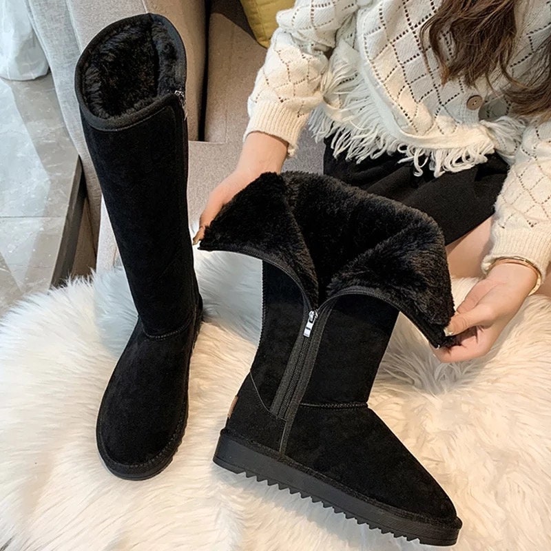 Knee High Slipper Boots - Etsy
