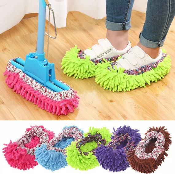 Joke Floor Dust Cleaning Clean Mop Slippers Mum Wife Etsy
