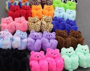 teddy bear slippers