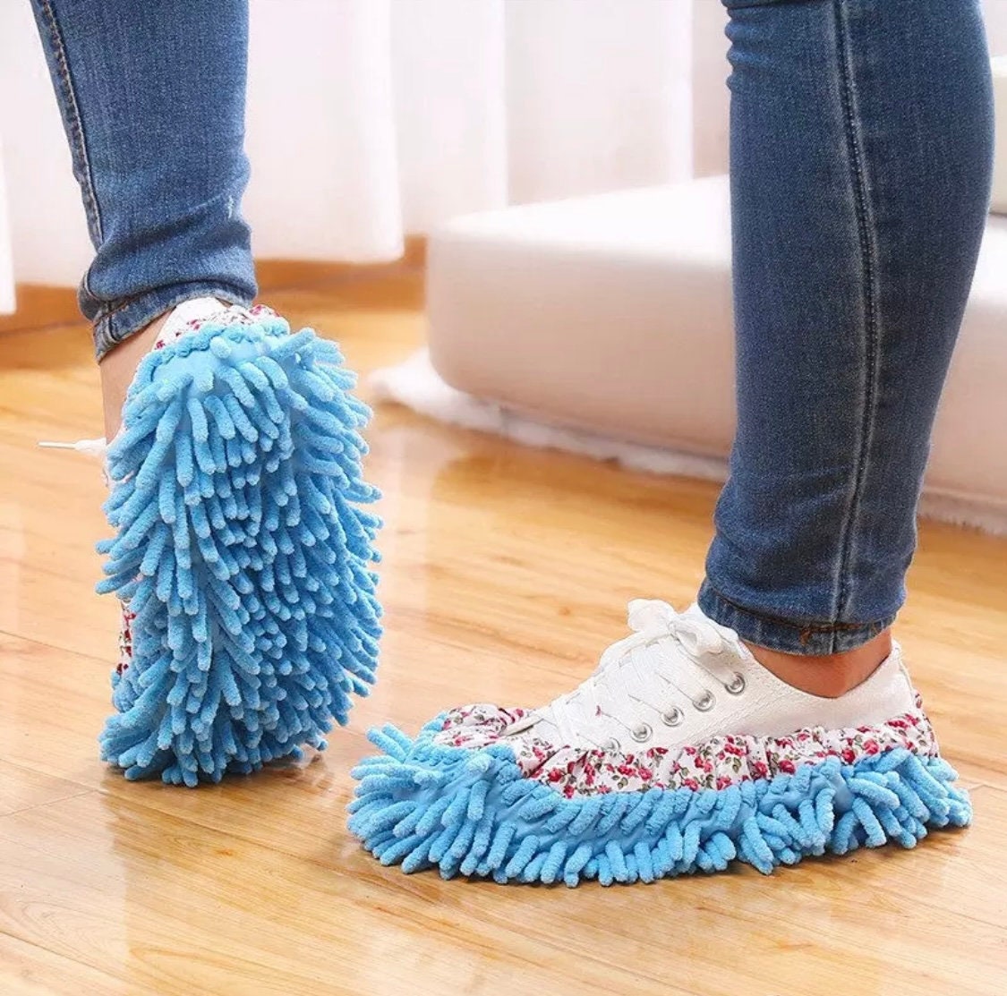 Joke Floor Dust Cleaning Clean Mop Slippers Mum Wife Etsy