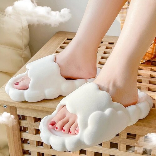 Adults Mens Womens Thick Platform Cloud Slides Beach Light - Etsy