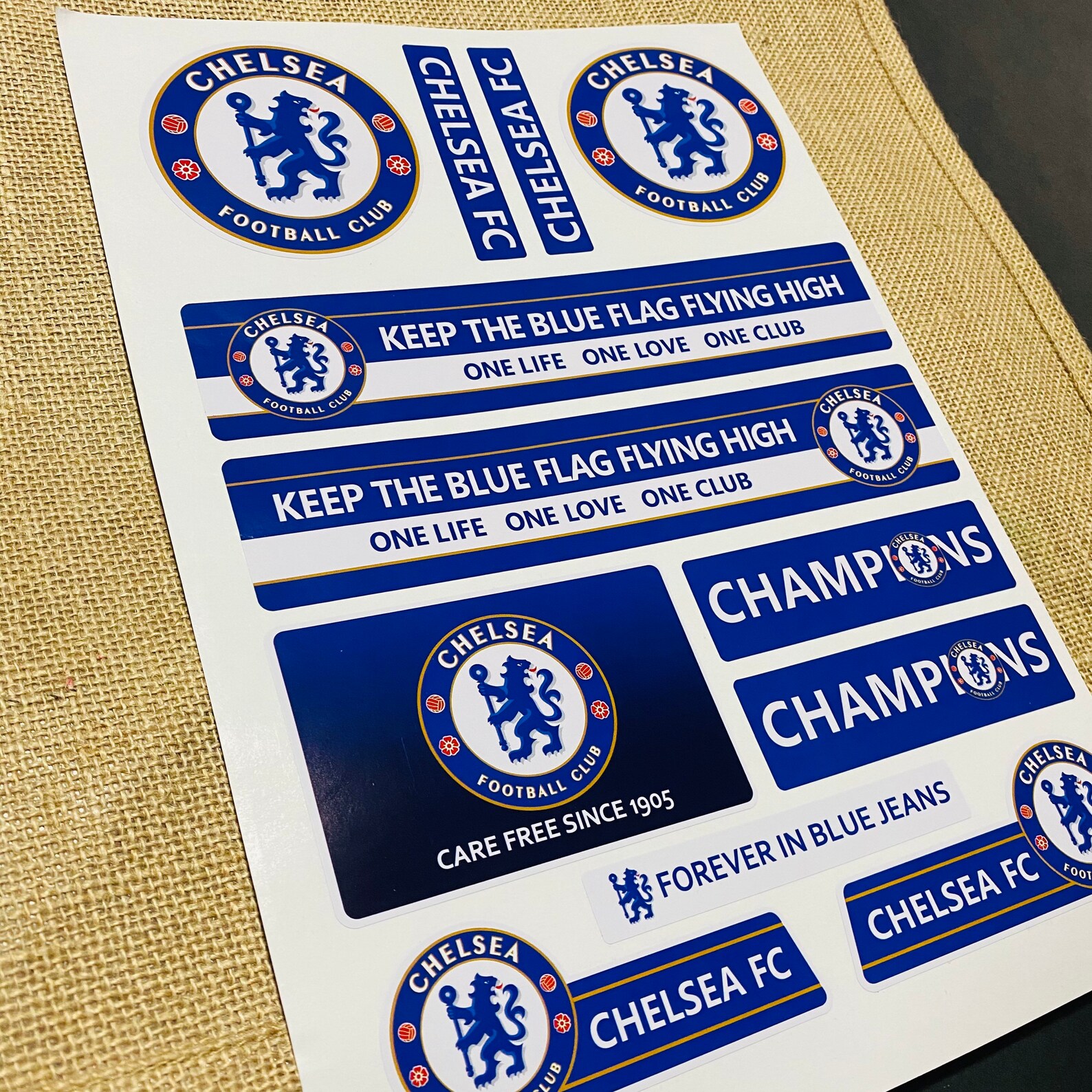 Manchester United Soccer ball UEFA FIFA Stickers Sheet for Etsy