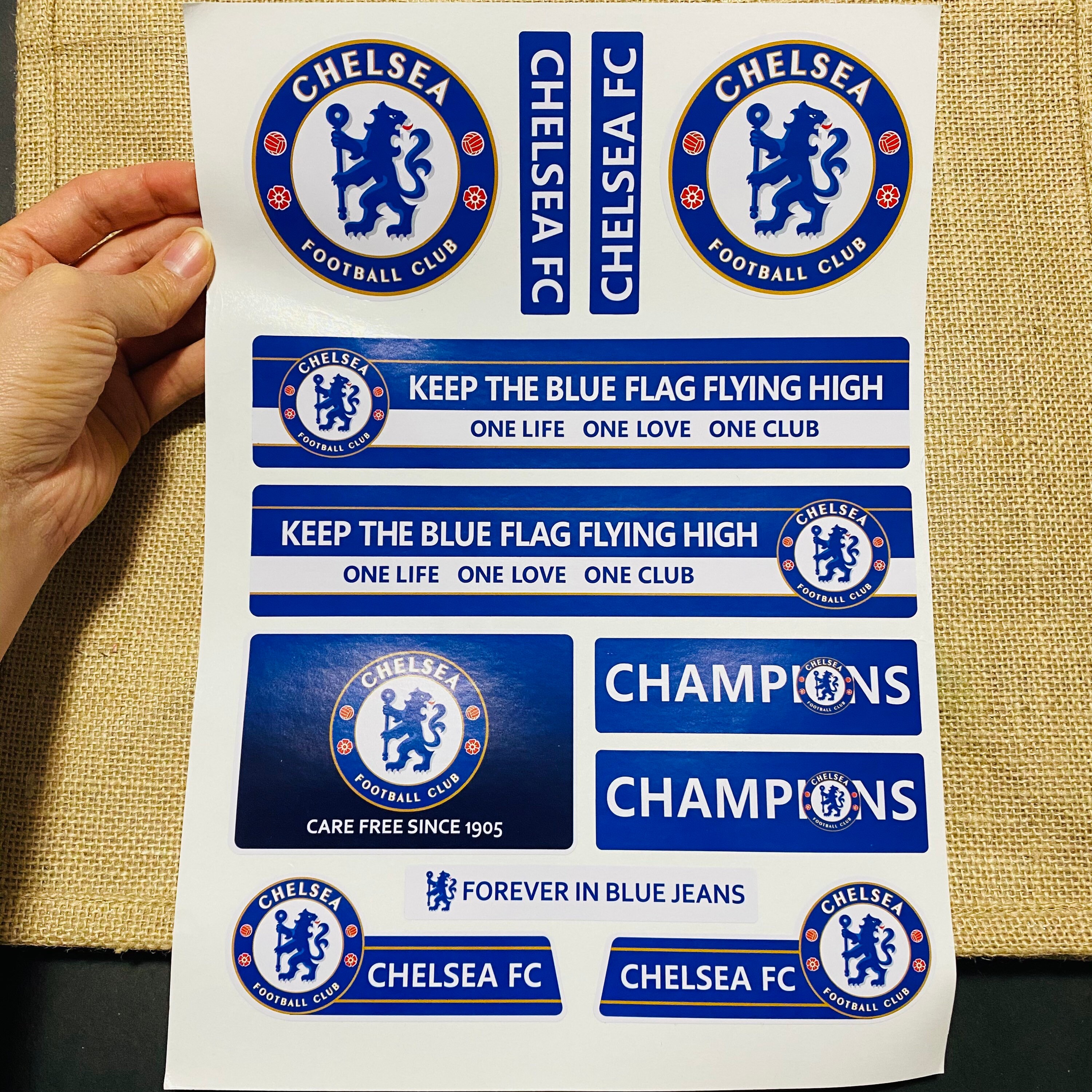 Manchester United Soccer ball UEFA FIFA Stickers Sheet for Etsy