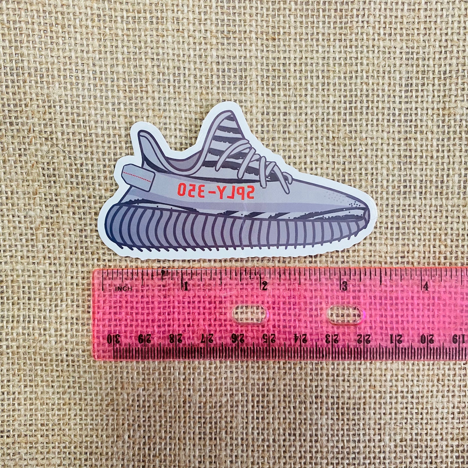 Yeezy Boost 350 sticker decals Sneakers pack for laptop Wall Etsy