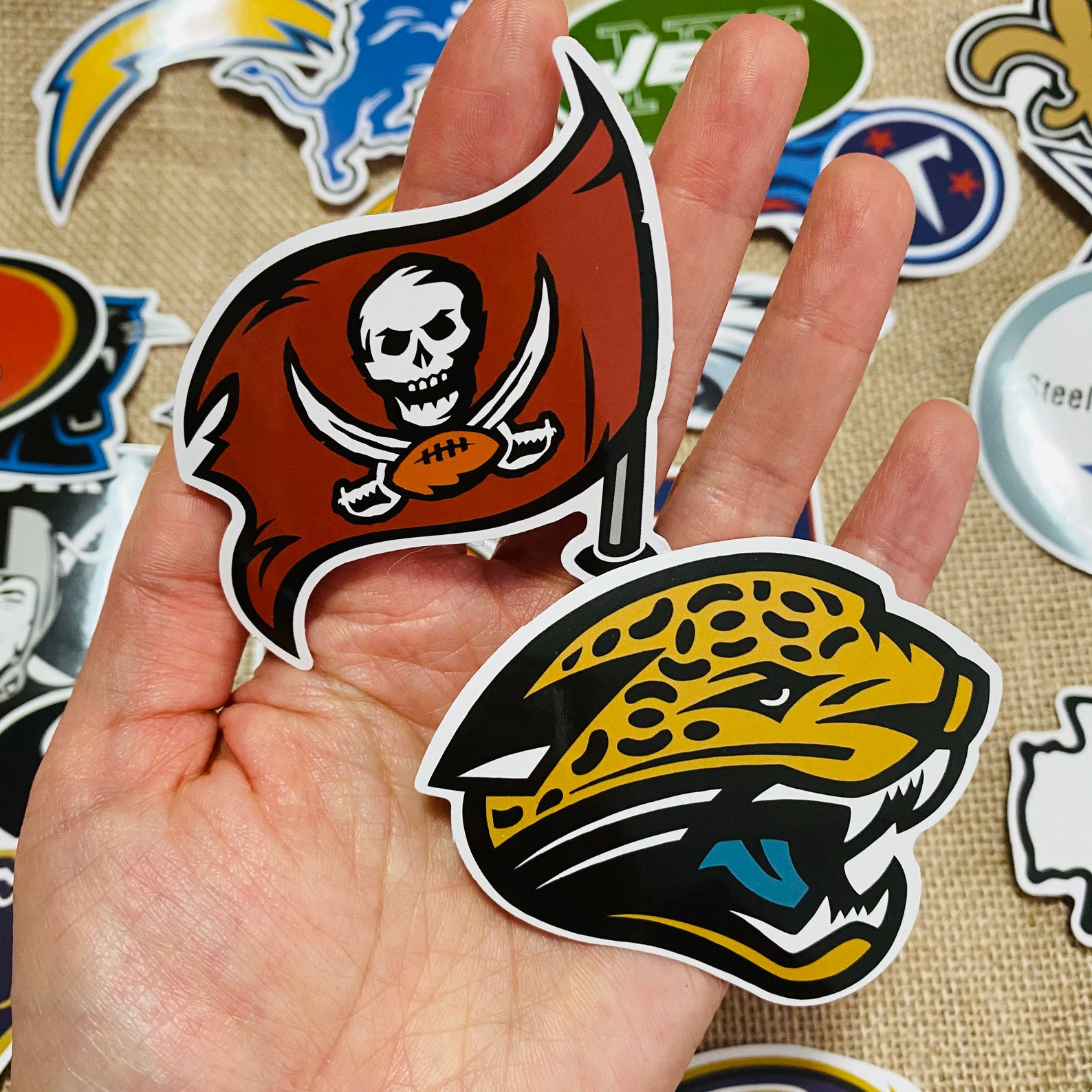 HIGH QUALITY 32pc NFL Football Team Stickers for laptop decal Etsy