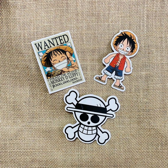 One Piece Luffy Japanse Anime Comics Cartoons Pirate stickers | Etsy
