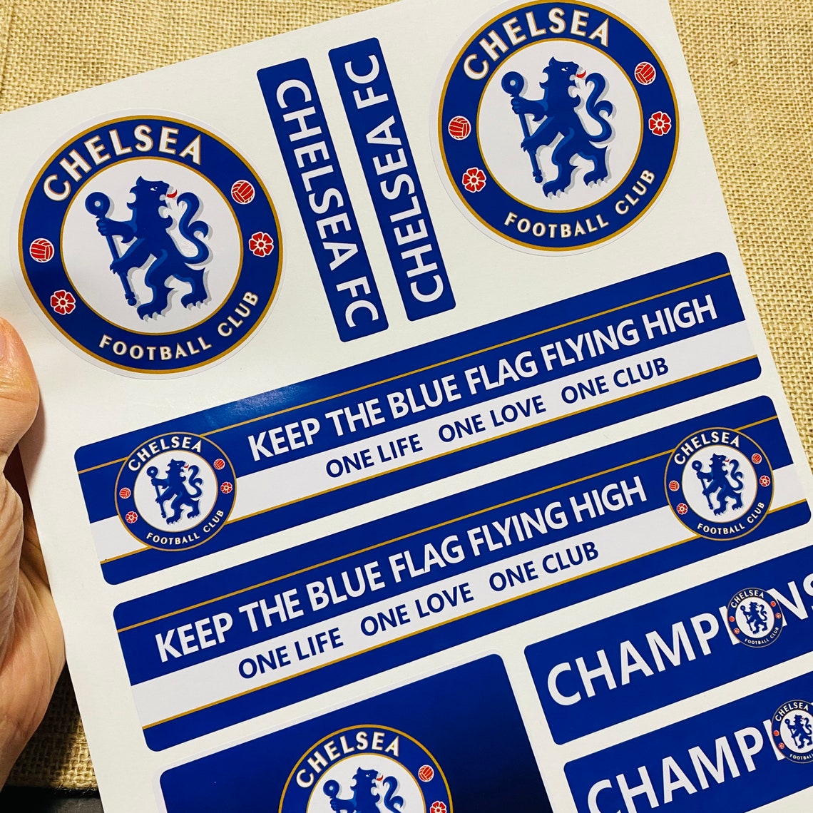 Manchester United Soccer ball UEFA FIFA Stickers Sheet for Etsy