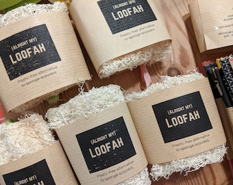 Loofah scourer, kitchen scrubber, loofah sponge, dish sponge, washing up, natural, eco friendly, plastic free - Loofah Kitchen Scrubber