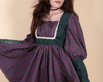 Ivy Bishop Sleeve Prairie Print Dress