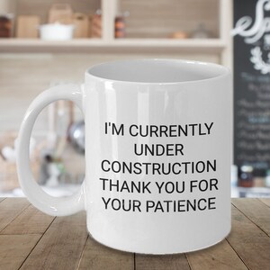 Funny Engineering Student Mug, Sarcastic Construction Worker Gift, IT Programmer Student Gifts, Co-worker Gifts, Brother Gag Gift