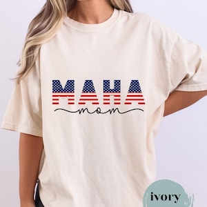 MAHA Mom Shirt, Moms for Kennedy, Make America Healthy Again, Supporting RFK Jr. for Secretary of HHS, T-shirt for Conservative Moms