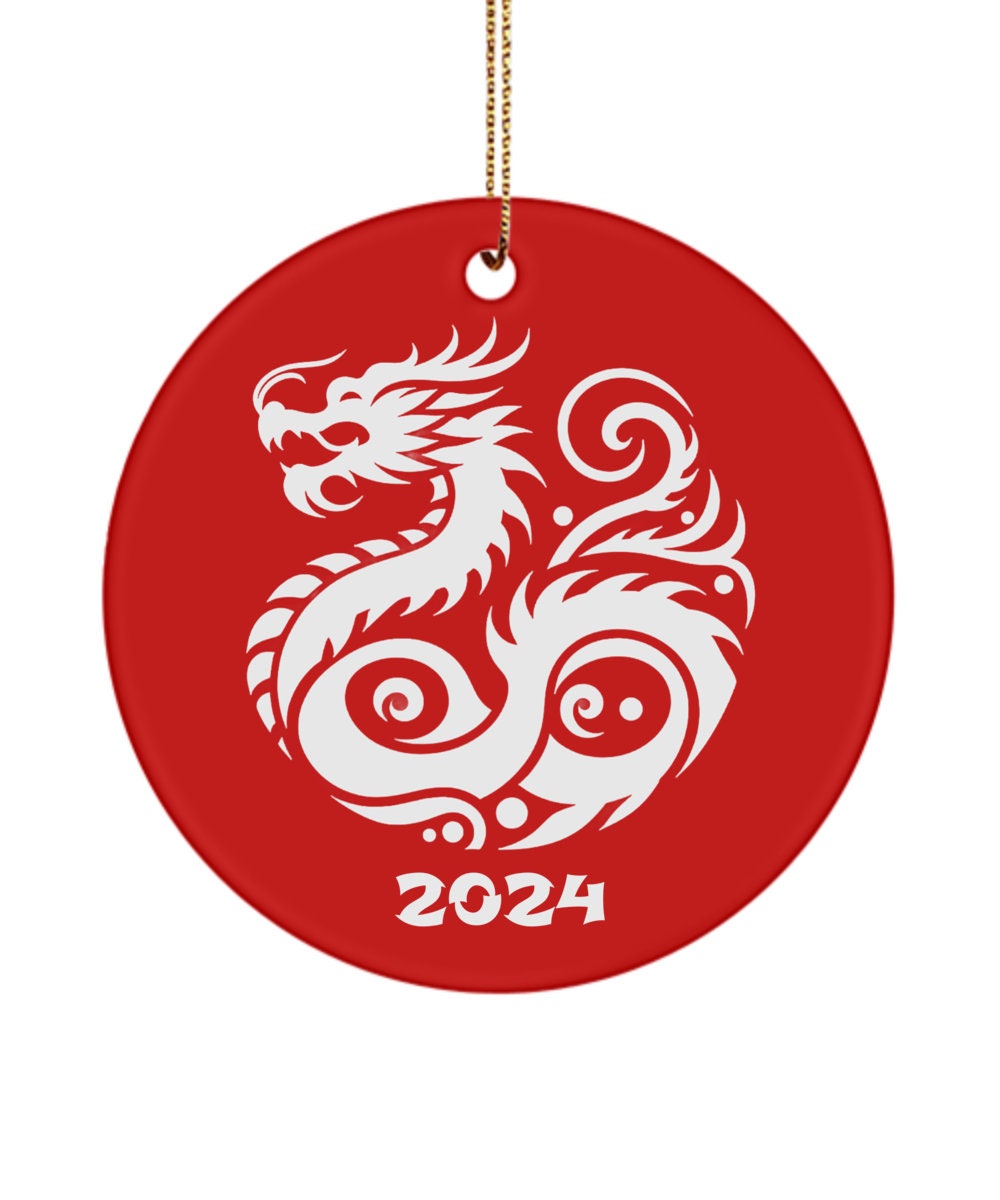 Lunar New Year 2024 Dragon Decoration, Dragon Ornament, Wall Hanger