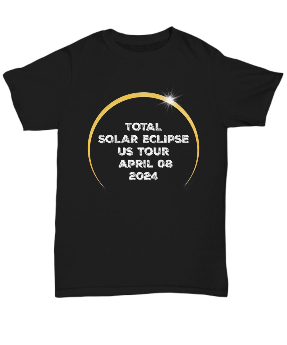 Total Solar Eclipse 2024 T-shirt, Solar Eclipse US Tour 2024 sold by ...