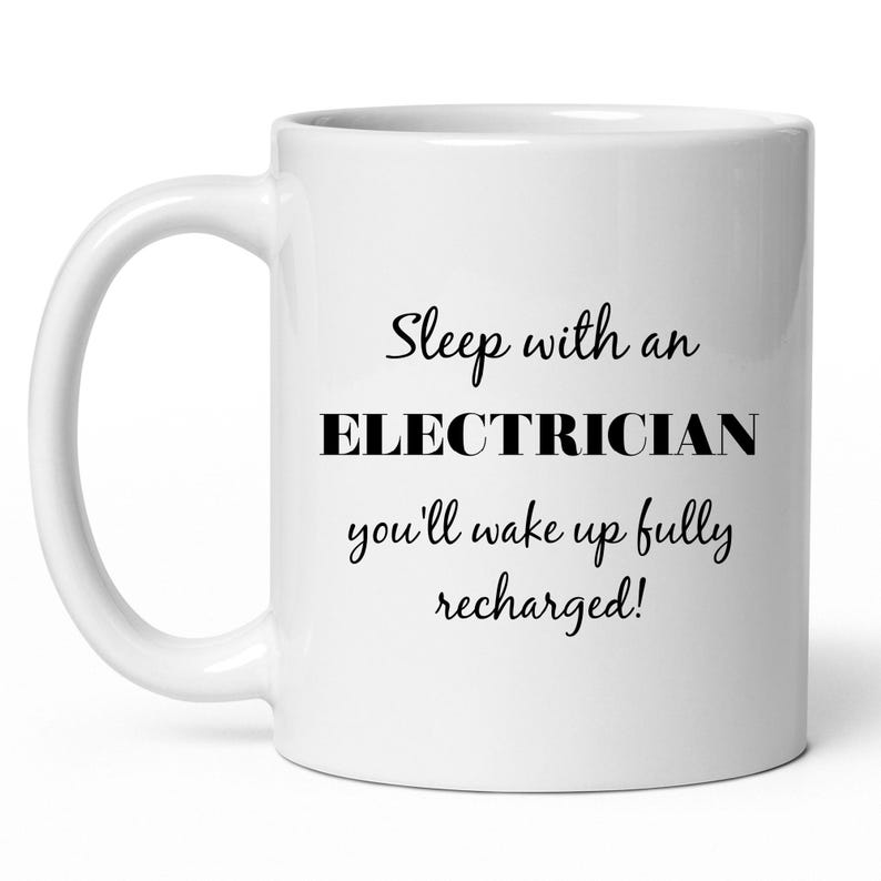 Funny Electrician Mug, Gifts for Wife, Partner or Girlfriend, Meaningful Inappropriate Coffee Cup image 2
