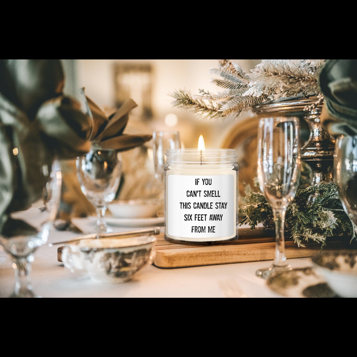 Covid Recovery Vanilla Scented Candle. Funny Jar Candle for Etsy