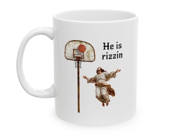 Taza divertida de Jesús, humor religioso, ideas de regalos con memes originales