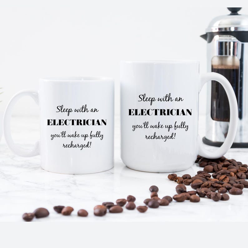 Funny Electrician Mug, Gifts for Wife, Partner or Girlfriend, Meaningful Inappropriate Coffee Cup image 4