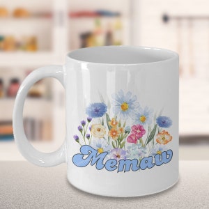 Memaw Mug, Gift for Grandma, Memaw Mothers&#39; Day Mug, Memaw Birthday Gifts, Gift from Grandchildren, Becoming a First Time Grandmother