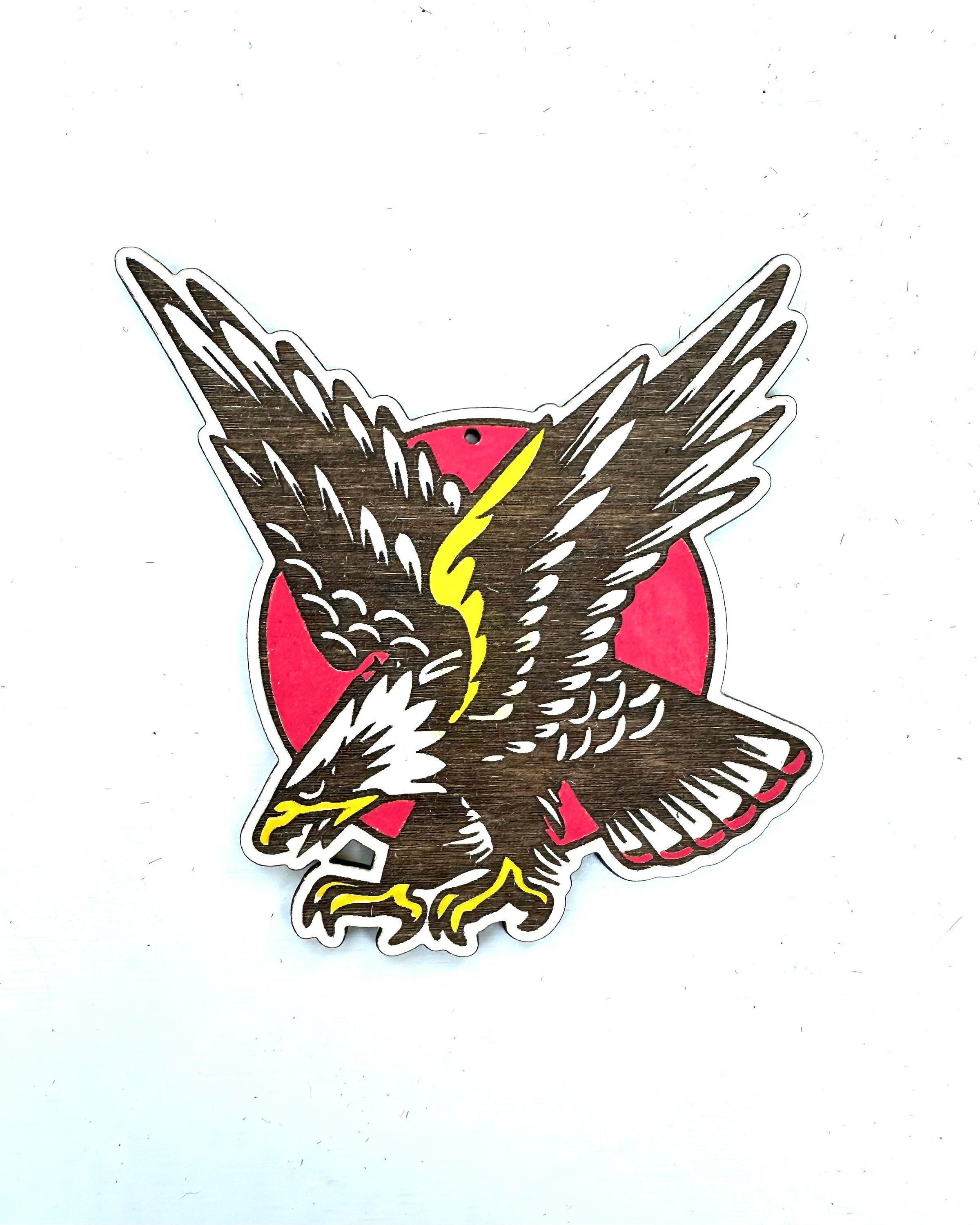 Bald eagle flag tattoo hi-res stock photography and images - Alamy, image size:2400x3000