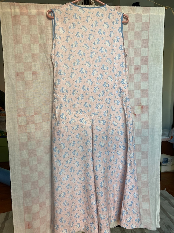 1930’s, size M, Art Deco cotton beach pajamas - image 7
