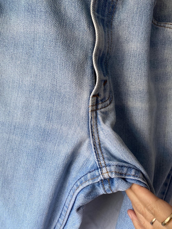 1970s light wash vintage orange tab Levi’s - image 10