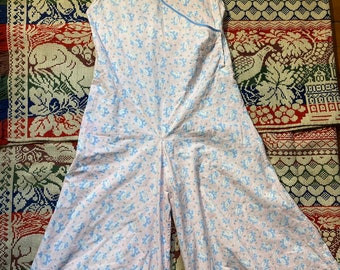 1930’s, size M, Art Deco cotton beach pajamas