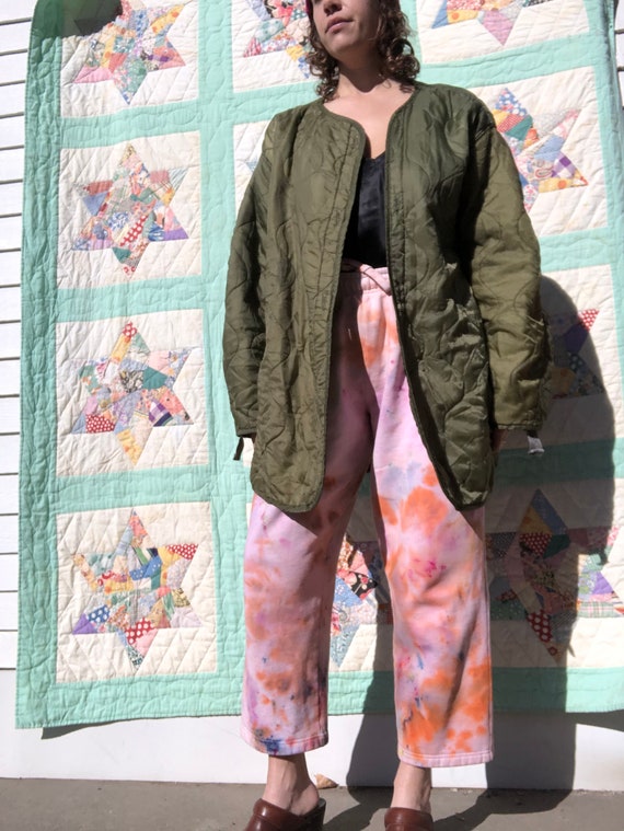 60’s military quilted liner jacket.