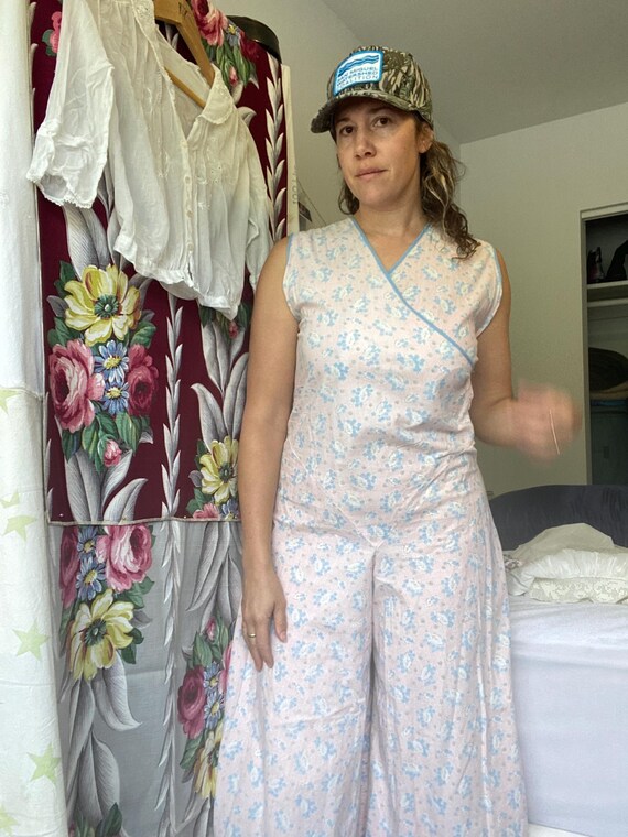 1930’s, size M, Art Deco cotton beach pajamas - image 3