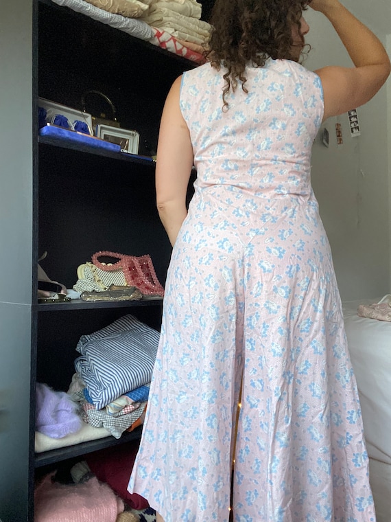 1930’s, size M, Art Deco cotton beach pajamas - image 5