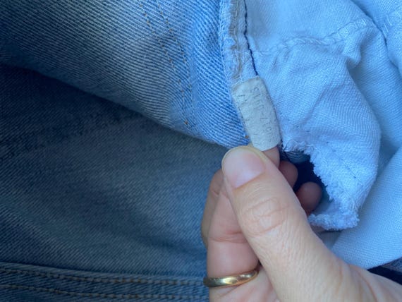 1970s light wash vintage orange tab Levi’s - image 7