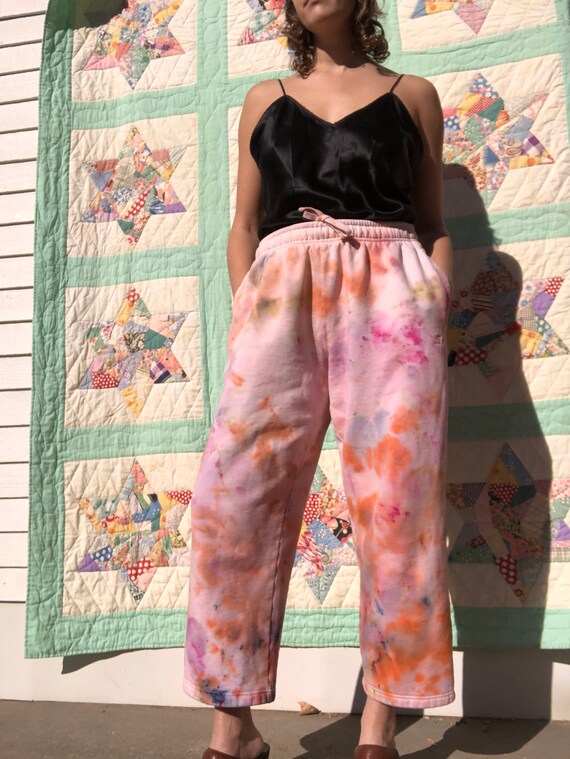 Ice dyed sweatpants.