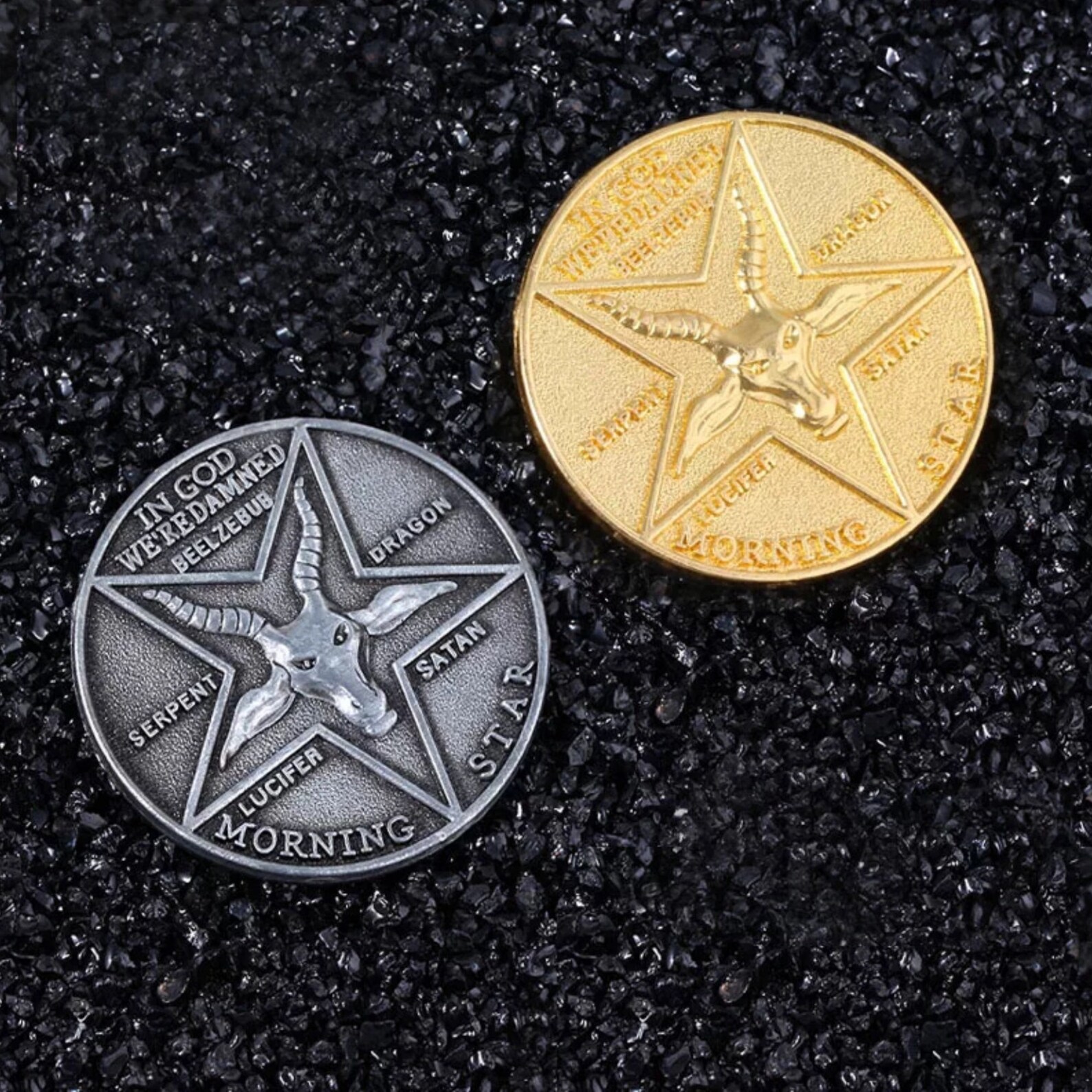 Lucifer Coin Lucifer Morningstar TV Show Lucifer Etsy