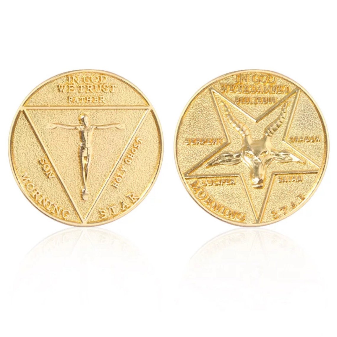 Lucifer Coin Lucifer Morningstar TV Show Lucifer Etsy